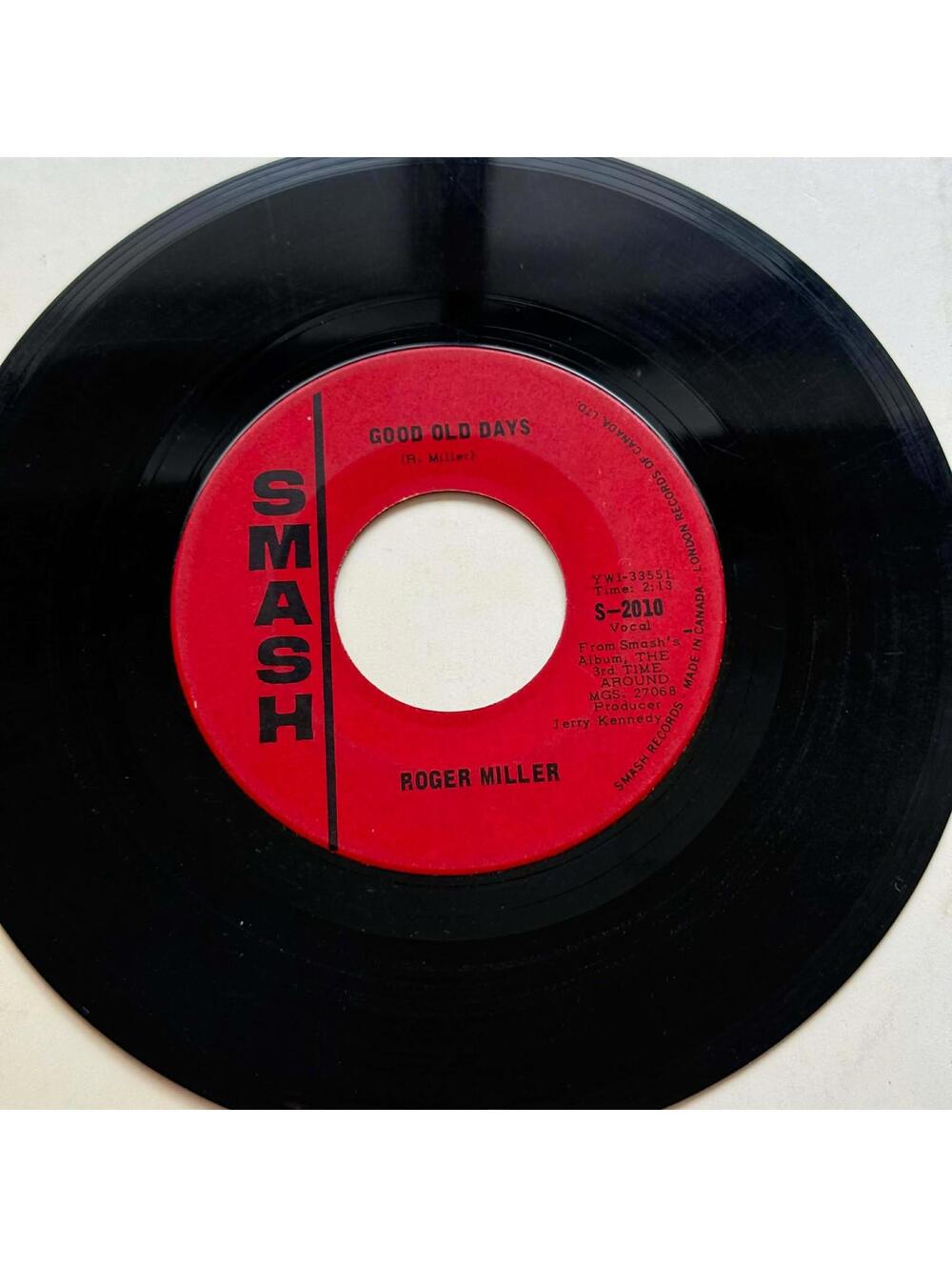 Roger Miller - England Swings/Good Old Days 45rpm VG+ R32